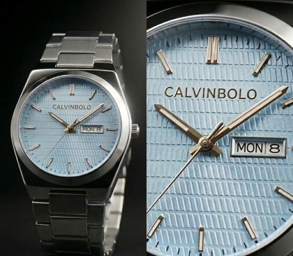 Calvin bolo blue